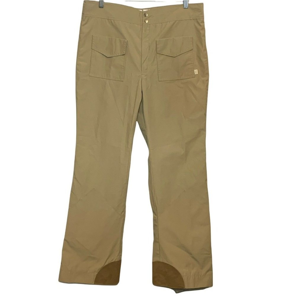 Mother Karen’s Vintage Gore-Tex Khaki Snow Ski Pants Mens Sz L Made in USA EUC!
